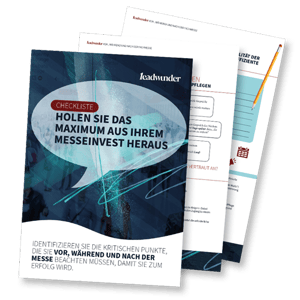 Leadwunder Checkliste Messe
